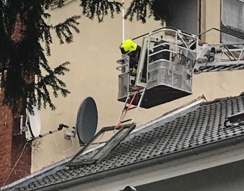 Abgestürztes Fenster