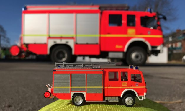 Große Feuerwehr ganz klein …