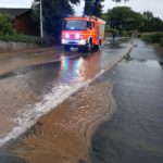 Wasserrohrbruch in der Datumer Chaussee