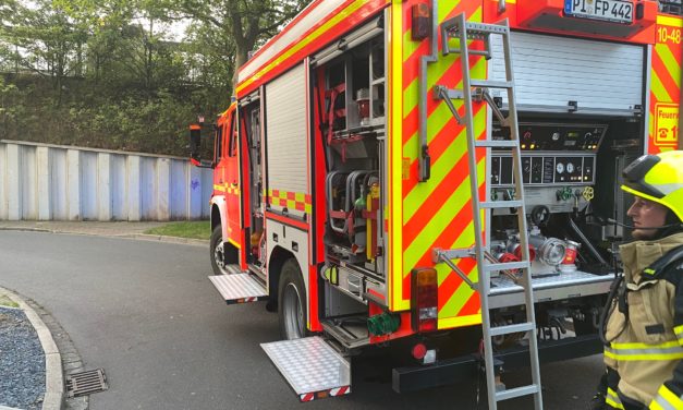 Feuer im Müllschlucker
