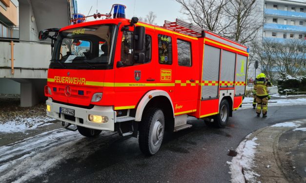 Rauchentwicklung aus Wohnung
