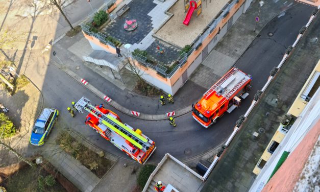Feuer Menschenleben in Gefahr
