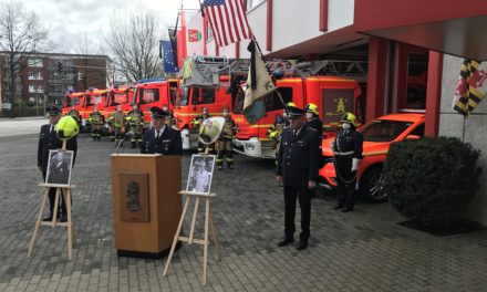 Trauerfeier für Fire Chief Alan Hinde