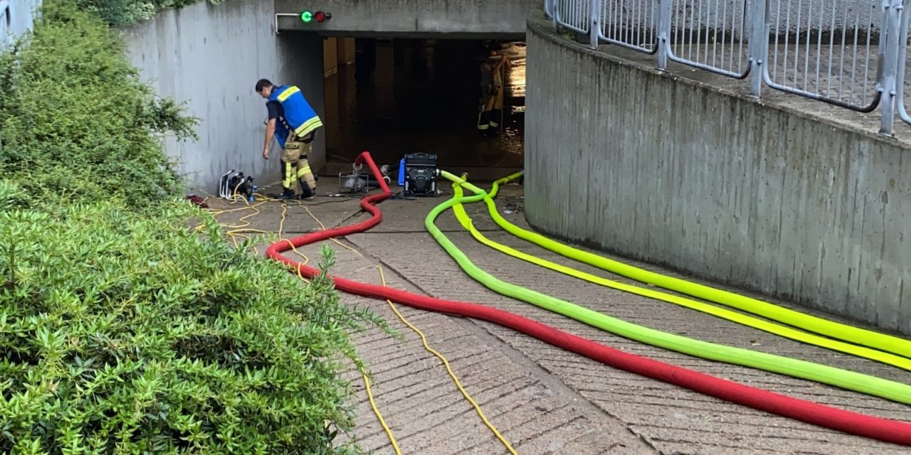 Unterstützung Feuerwehr Uetersen nach Starkregen