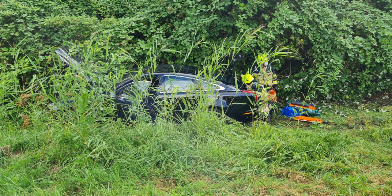 Verkehrsunfall auf der Autobahn