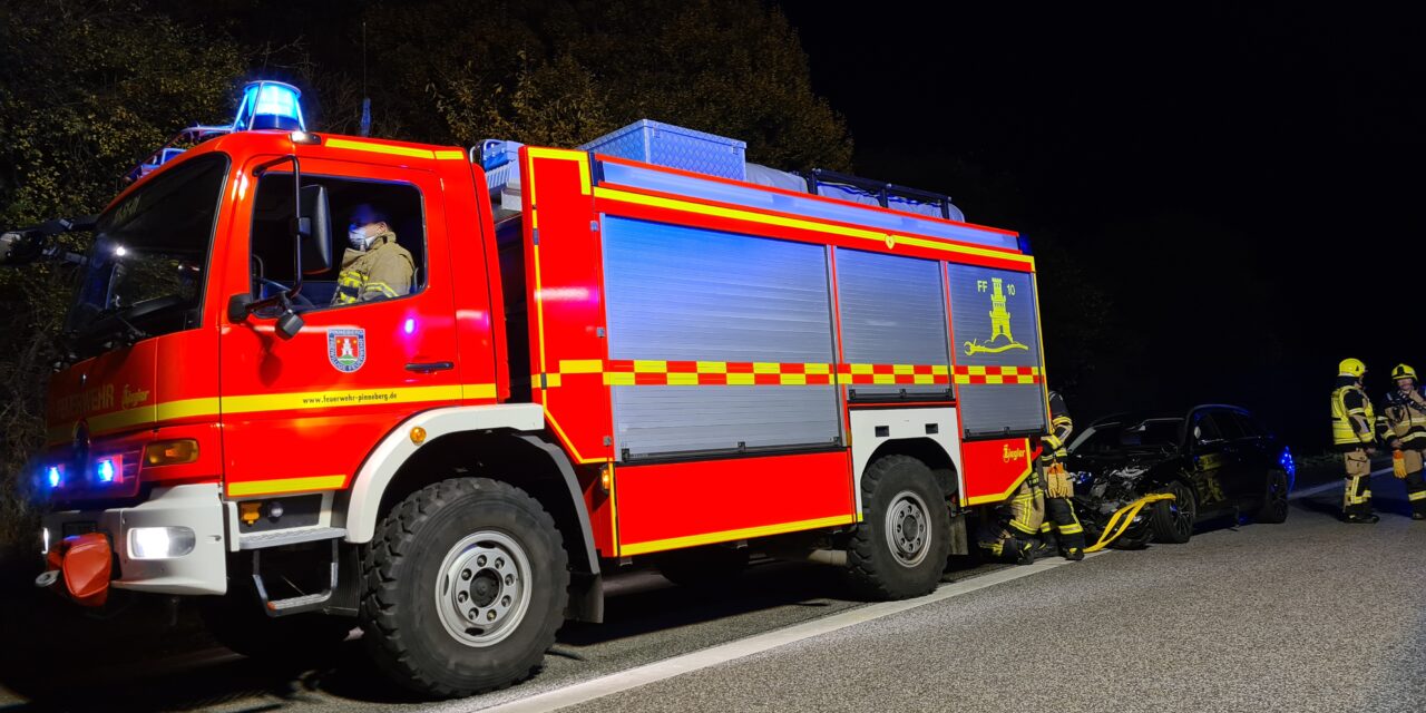 Verkehrsunfall auf der A23