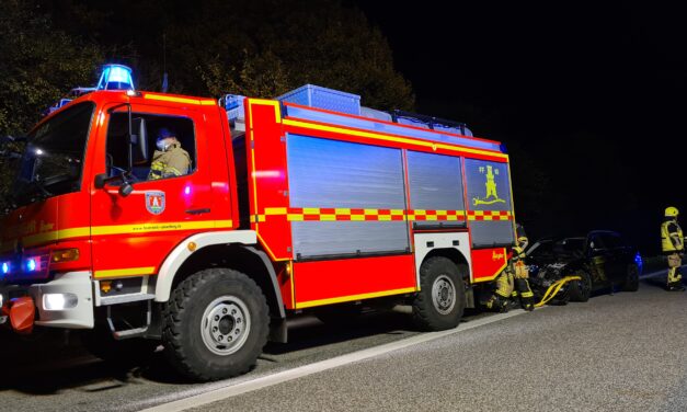 Verkehrsunfall auf der A23