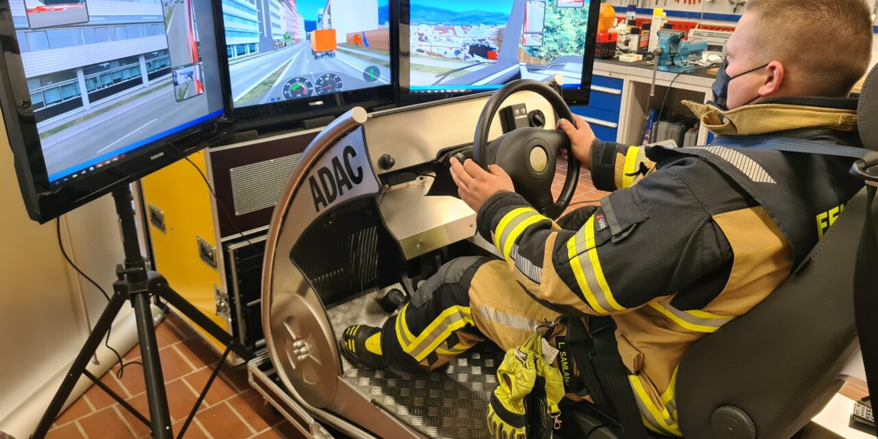 Fahrerausbildung im Blaulichtsimulator