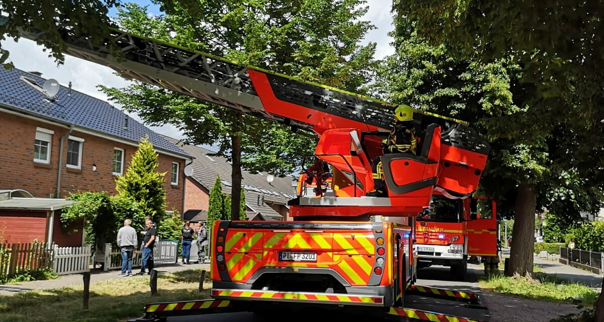 Feuer in Reihenhaus