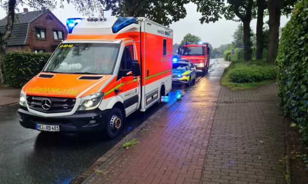 Notfall Tür verschlossen und Tragehilfe