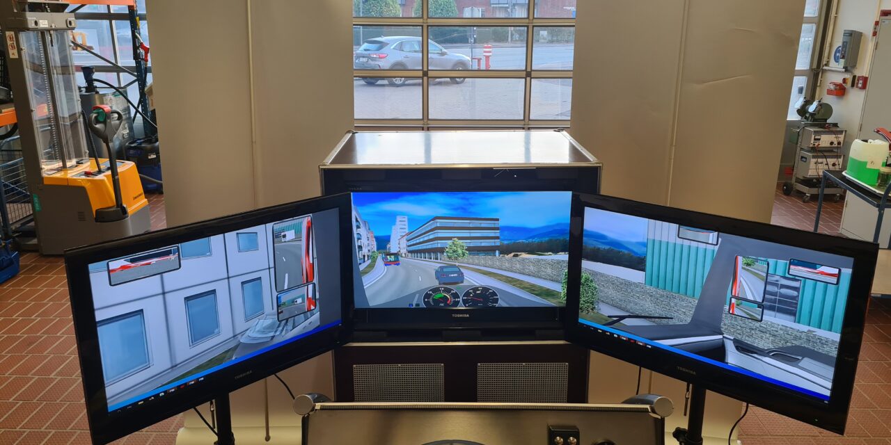 Blaulichttraining im Fahrsimulator