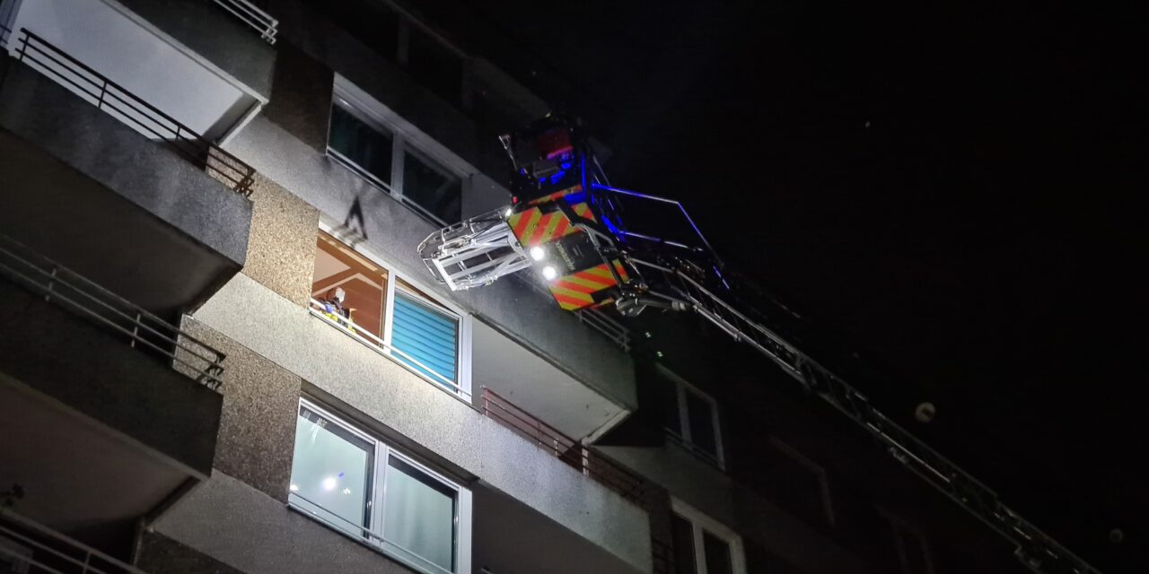 Personenrettung über Drehleiter