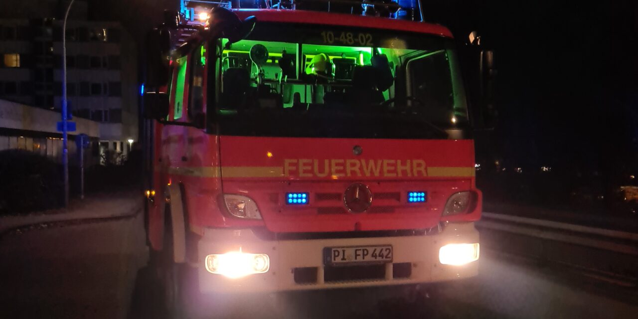 Brennt Computer – Anwohner in Lebensgefahr