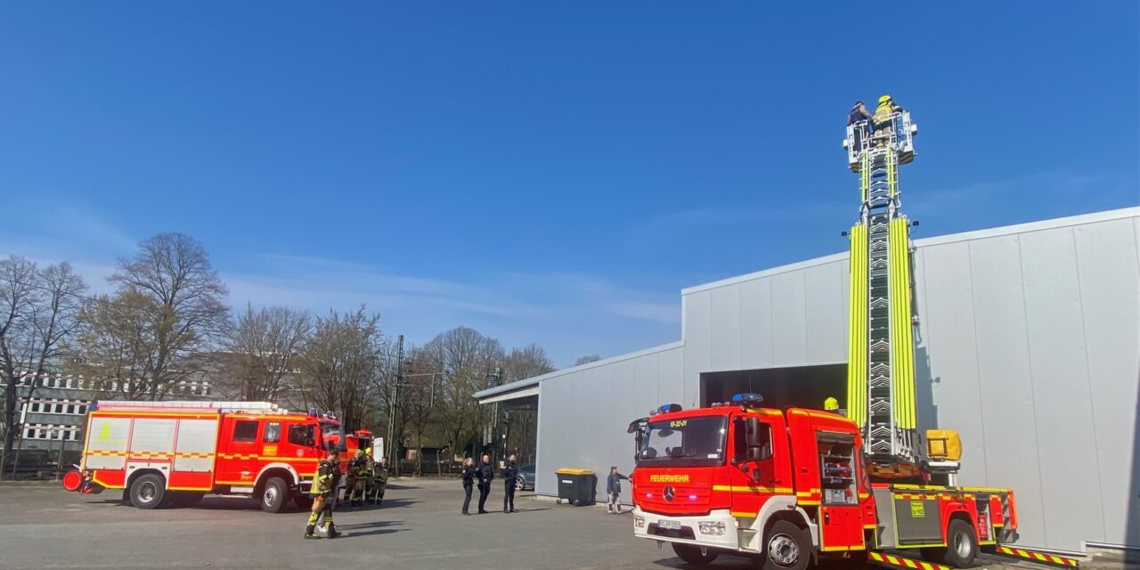 Feuermeldung aus Gewerbeobjekt
