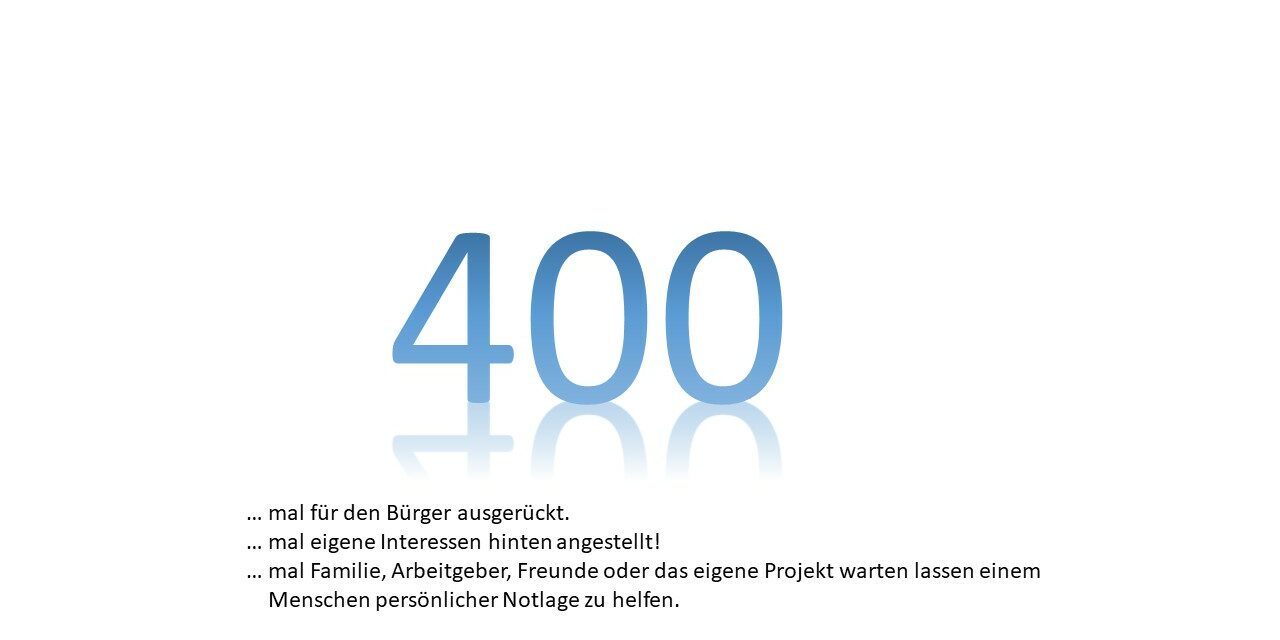 Einsatz 400, piepender Rauchwarnmelder