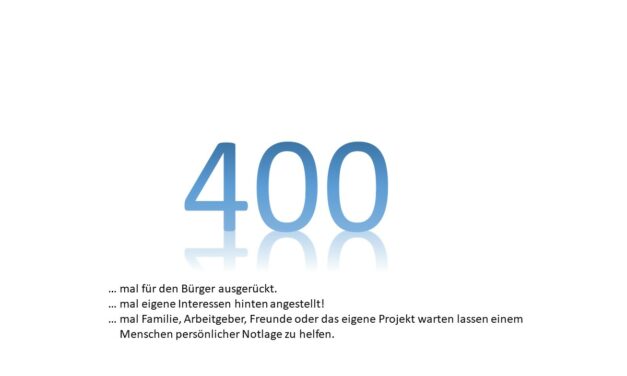 Einsatz 400, piepender Rauchwarnmelder