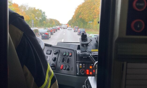 Verkehrsunfall auf der A23 Fahrtrichtung Norden