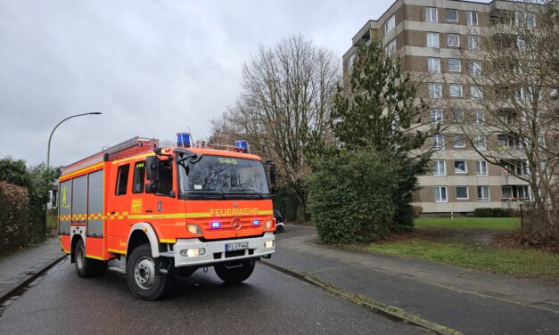 Baum droht auf PKW zu fallen