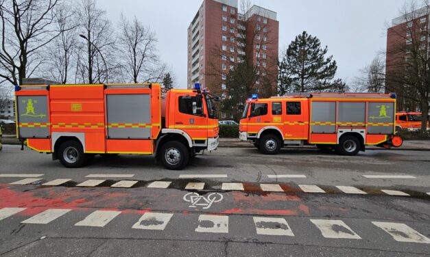 Küchenbrand im 10. Obergeschoss