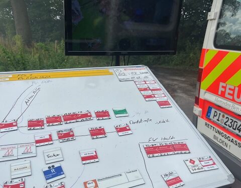 Führungsunterstützung bei Großbrand in Hasloh
