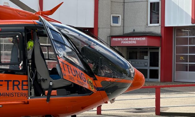 Unterstützung Rettungshubschrauber