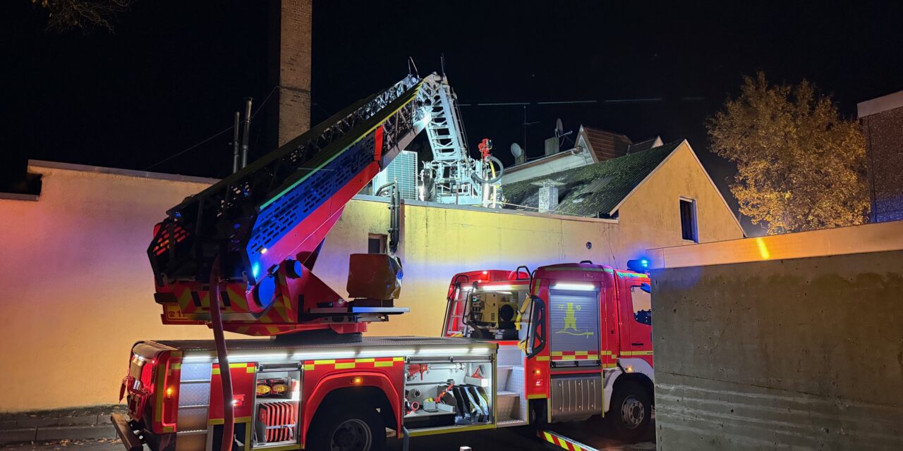 Feuer im Dachstuhl