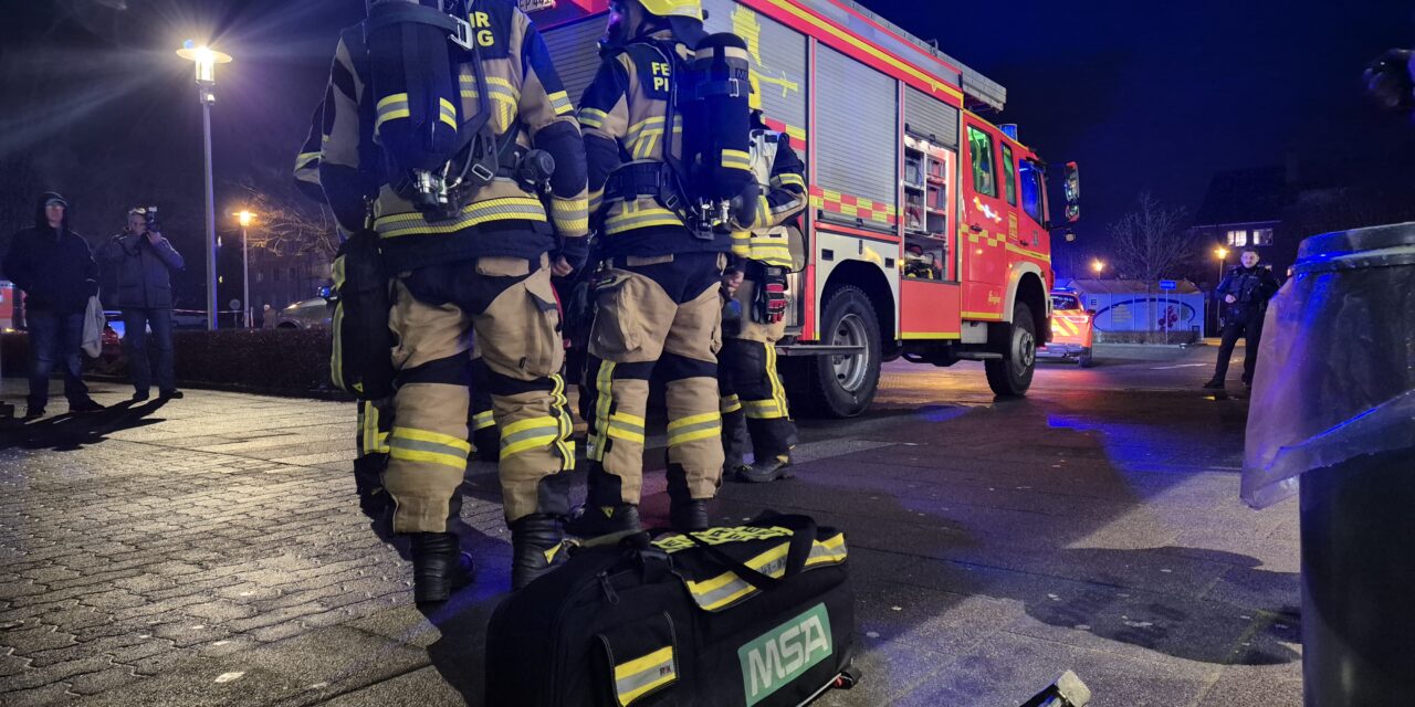 Feuermeldung aus Supermarkt