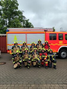 Gruppenfoto der Ausbildungsgruppe Truppführer 2025
