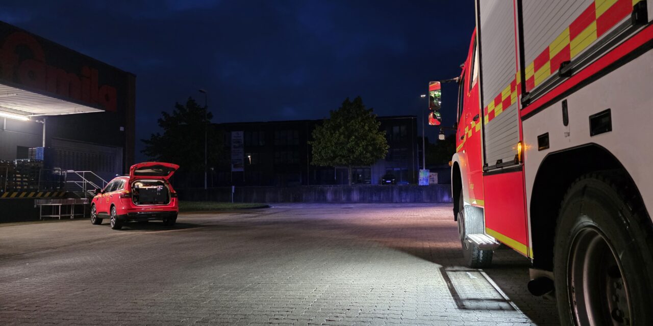 Ausgelöste Brandmeldeanlage