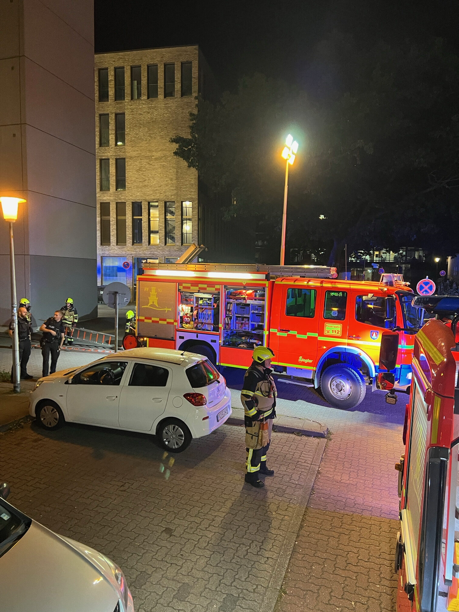 Ausleuchten der Einsatzstelle