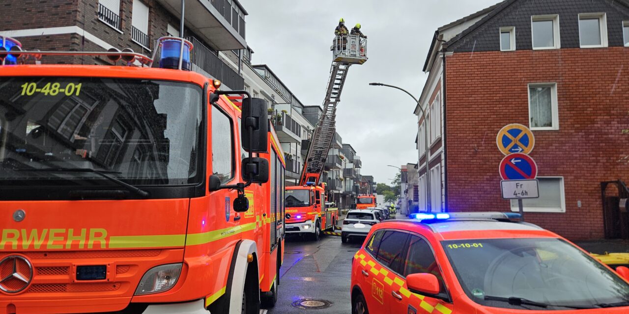 Ausgelöster Rauchwarnmelder