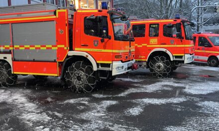 Feuerwehr Pinneberg aktiviert den Schneemodus