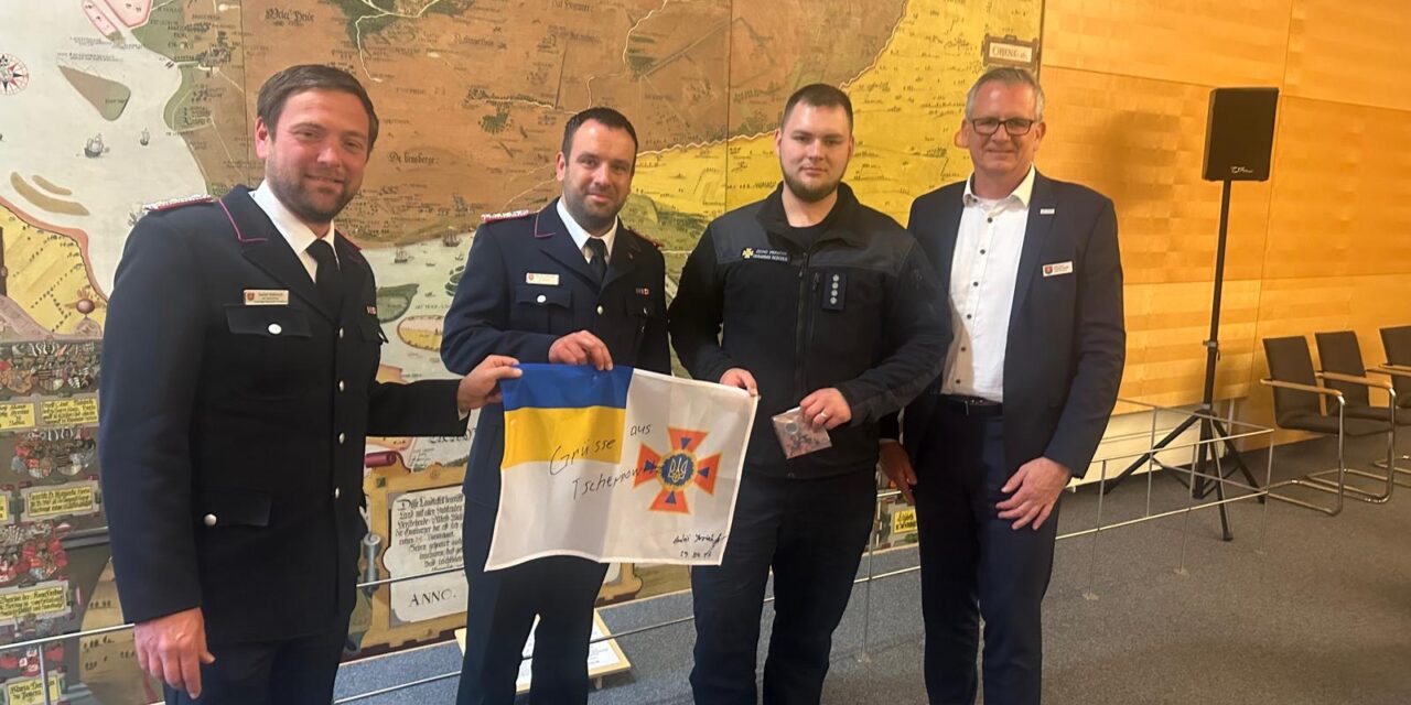 Spende für Feuerwehr aus der Ukraine