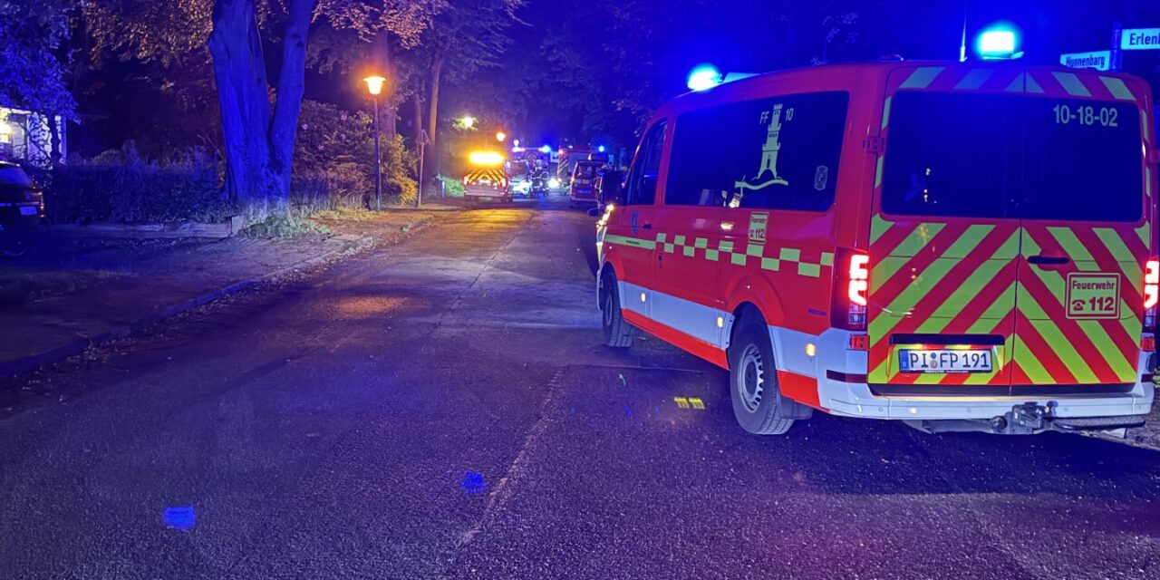 Rauchentwicklung in Einfamilienhaus