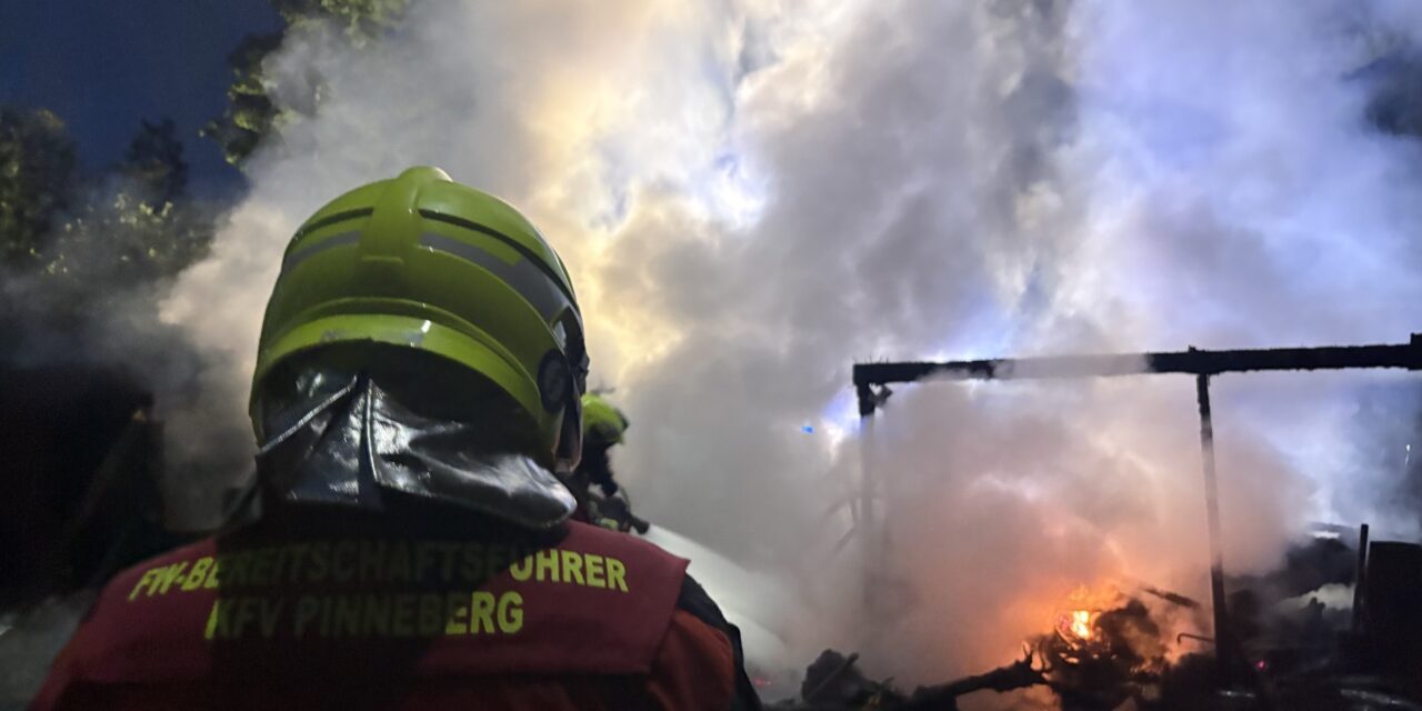 Einsatz Feuerwehrbereitschaft bei Großbrand