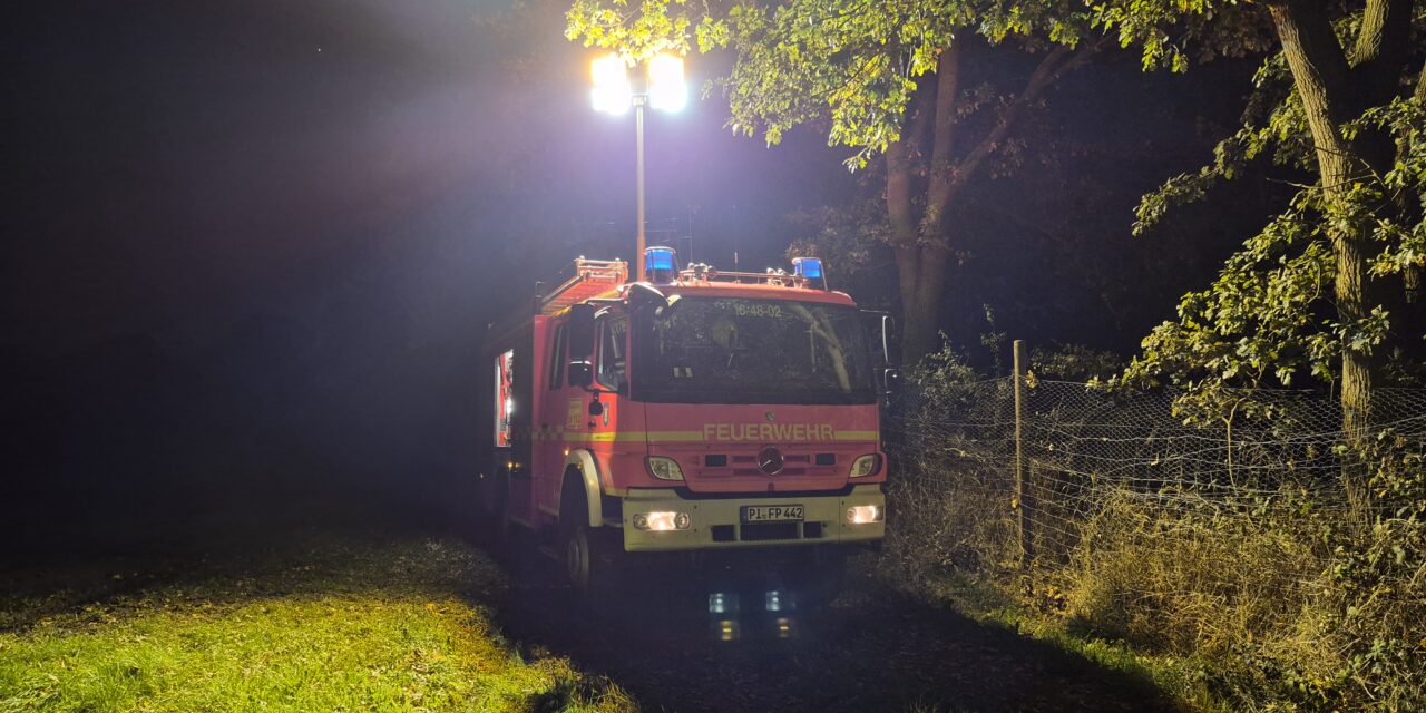 Unklarer Feuerschein