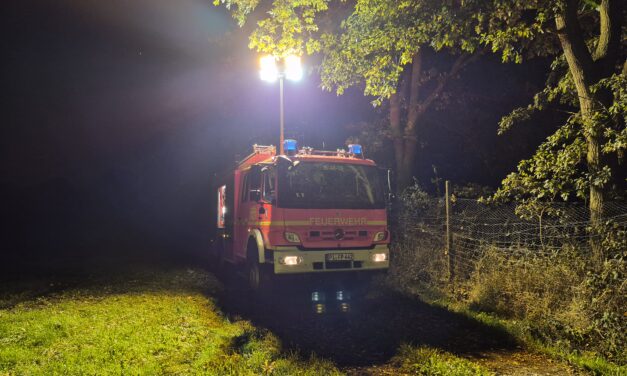 Unklarer Feuerschein